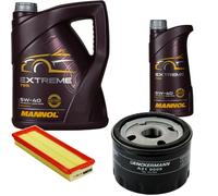 DENCKERMANN Controllo Set MANNOL Extreme 5W-40 6L Per Renault Megane Scenic
