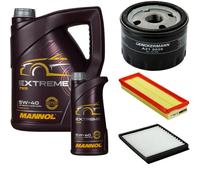 DENCKERMANN Controllo Set MANNOL Extreme 5W-40 6L Per Renault Megane Scenic