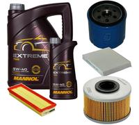 DENCKERMANN Controllo Set MANNOL EXTREME 5W-40 6L Per Renault Scénic I