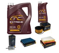DENCKERMANN Controllo Set MANNOL EXTREME 5W-40 6L Per Renault Scénic III 1.2