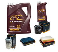 DENCKERMANN Controllo Set MANNOL Extreme 5W-40 6L Per Renault Scénic III 1.5