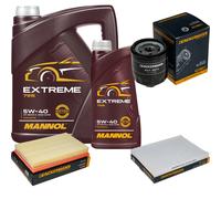 DENCKERMANN Controllo Set MANNOL EXTREME 5W-40 6L Per SEAT LEON 1.6 16V