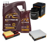 DENCKERMANN Controllo Set MANNOL EXTREME 5W-40 6L Per Skoda Roomster 1.6