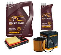 Denckermann Controllo Set mannol extreme 5W-40 6L per Skoda Roomster 1.6