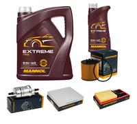 DENCKERMANN Controllo Set MANNOL EXTREME 5W-40 6L Per Skoda Roomster 1.6