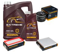 DENCKERMANN Controllo Set MANNOL EXTREME 5W-40 6L Per Smart Fortwo Cabrio