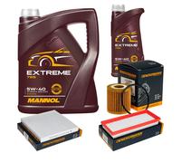 DENCKERMANN Controllo Set MANNOL Extreme 5W-40 6L Per Smart Fortwo Coupe 0.8