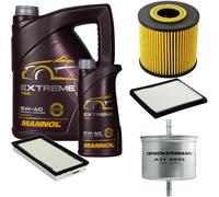 DENCKERMANN Controllo Set MANNOL Extreme 5W-40 6L Per Volvo V40 Kombi 2.0 T