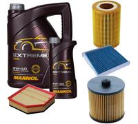 DENCKERMANN Controllo Set MANNOL Extreme 5W-40 6L Per Volvo V70 II 2.4 D5
