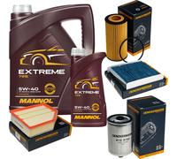 DENCKERMANN Controllo Set MANNOL Extreme 5W-40 6L Per Volvo V70 II 2.4 D5