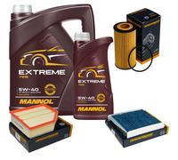 DENCKERMANN Controllo Set MANNOL Extreme 5W-40 6L Per Volvo V70 II 2.4 D5