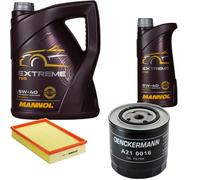 DENCKERMANN Controllo Set MANNOL Extreme 5W-40 6L Per Volvo V70 II 2.5 TDI