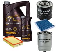 DENCKERMANN Controllo Set MANNOL Extreme 5W-40 6L Per Volvo V70 II 2.5 TDI