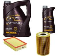 DENCKERMANN Controllo Set MANNOL Extreme 5W-40 6L Per VW Caddy II Kasten 1.9