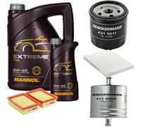 DENCKERMANN Controllo Set MANNOL Extreme 5W-40 6L Per VW Caddy II Kasten 60