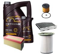 DENCKERMANN Controllo Set MANNOL Extreme 5W-40 6L Per VW Caddy IV Kasten 1.2