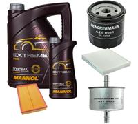 DENCKERMANN Controllo Set MANNOL Extreme 5W-40 6L Per VW Fox 1.4