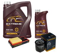 DENCKERMANN Controllo Set MANNOL EXTREME 5W-40 6L Per VW GOLF VI 1.4 POLO