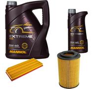 DENCKERMANN Controllo Set MANNOL EXTREME 5W-40 6L Per VW GOLF VI 2.0 GTI