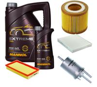 DENCKERMANN Controllo Set MANNOL Extreme 5W-40 6L Per VW Polo 1.2 12V Seat