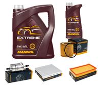 DENCKERMANN Controllo Set MANNOL Extreme 5W-40 6L Per VW Polo 1.2 12V Seat