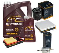 DENCKERMANN Controllo Set MANNOL EXTREME 5W-40 6L Per VW POLO 1.4 16V SEAT