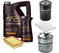 DENCKERMANN Controllo Set MANNOL Extreme 5W-40 6L Per VW Polo Variant 1.9