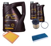 DENCKERMANN Controllo Set MANNOL Extreme 5W-40 7L Kit per Citroën Jumpy Kasten