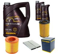 DENCKERMANN Controllo Set MANNOL Extreme 5W-40 7L per Audi A6 2.0 TFSI