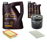 DENCKERMANN Controllo Set MANNOL Extreme 5W-40 7L Per Audi A6 2.6 2.8