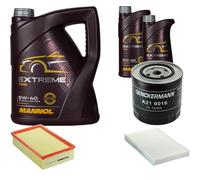 DENCKERMANN Controllo Set MANNOL Extreme 5W-40 7L per Audi A6 Avant 2.5 TDI