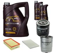DENCKERMANN Controllo Set MANNOL Extreme 5W-40 7L per Audi A6 Avant 2.5 TDI