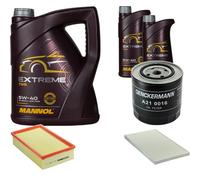 DENCKERMANN Controllo Set MANNOL Extreme 5W-40 7L per Audi A6 Avant 2.5 TDI