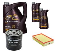 DENCKERMANN Controllo Set MANNOL EXTREME 5W-40 7L Per Audi Cabriolet 2.6 2.8