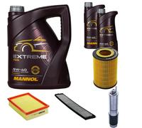 DENCKERMANN Controllo Set MANNOL Extreme 5W-40 7L per BMW 3er Cabrio 320