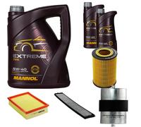 DENCKERMANN Controllo Set MANNOL Extreme 5W-40 7L per BMW 3er Cabrio 320