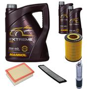 DENCKERMANN Controllo Set MANNOL Extreme 5W-40 7L per BMW 3er Cabrio 320