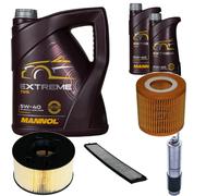 DENCKERMANN Controllo Set MANNOL Extreme 5W-40 7L per BMW 3er Compact 316 TI