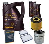 DENCKERMANN Controllo Set MANNOL Extreme 5W-40 7L Per BMW 5 Serie Touring 530d