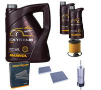 DENCKERMANN Controllo Set MANNOL Extreme 5W-40 7L per BMW 5er 520i Olio Motore