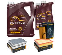Denckermann Controllo Set mannol extreme 5W-40 7L per BMW 5er Touring