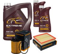 DENCKERMANN Controllo Set MANNOL Extreme 5W-40 7L per Citroën Berlingo