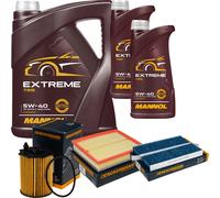 DENCKERMANN Controllo Set MANNOL Extreme 5W-40 7L per Citroën Berlingo