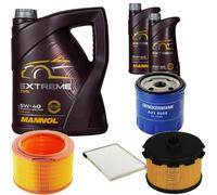 DENCKERMANN Controllo Set MANNOL EXTREME 5W-40 7L Per Citroën Xsara 1.9 D