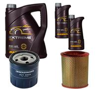 DENCKERMANN Controllo Set MANNOL Extreme 5W-40 7L Per Fiat Doblo Cargo 1.9