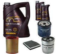 DENCKERMANN Controllo Set MANNOL Extreme 5W-40 7L Per Fiat Doblo Cargo 1.9