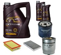 DENCKERMANN Controllo Set MANNOL EXTREME 5W-40 7L Per Fiat Marea Weekend 1.9