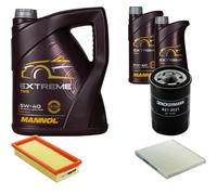 DENCKERMANN Controllo Set MANNOL Extreme 5W-40 7L Per Fiat Panda 1.2 4x4