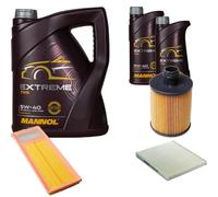DENCKERMANN Controllo Set MANNOL Extreme 5W-40 7L Per Fiat Panda 1.3 D