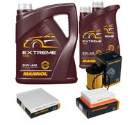 DENCKERMANN Controllo Set MANNOL Extreme 5W-40 7L Per Fiat Sedici 2.0 D